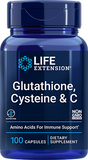 Glutathione, Cysteine & C, 100 Cápsulas - newfoodsbr