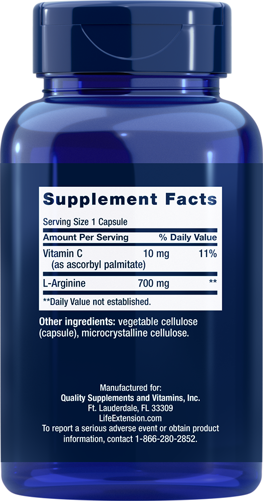 L-Arginine Caps, 700 mg, 200 Cápsulas - newfoodsbr