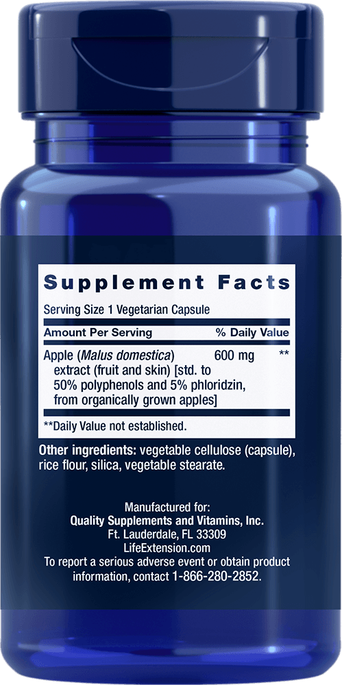 AppleWise, 600 mg, 30 Cápsulas Vegetarianas - newfoodsbr