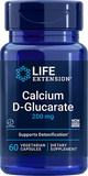 Calcium D-Glucarate, 200 mg, 60 Cápsulas Vegetarianas - newfoodsbr