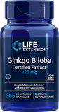 Ginkgo Biloba Certified Extract™, 120 mg, 365 Cápsulas Vegetarianas - newfoodsbr