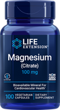 Magnesium (Citrate), 100 mg, 100 Cápsulas Vegetarianas - newfoodsbr