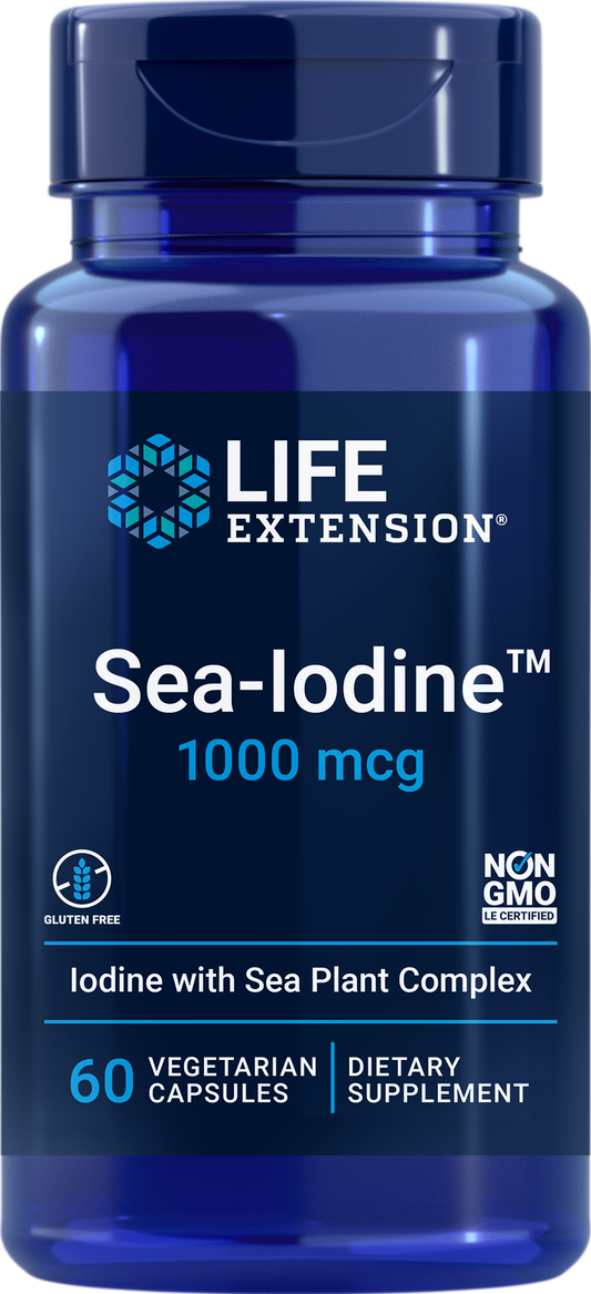 Sea-Iodine™, 1000 mcg, 60  Cápsulas Vegetarianas