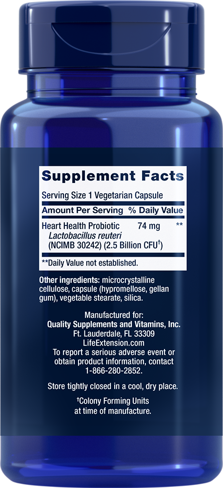 FLORASSIST® Heart Health, 60 Cápsulas Vegetarianas - newfoodsbr