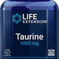 Taurine, 1000 mg, 90 Cápsulas Vegetarianas - Life Products Br