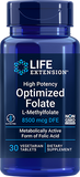 High Potency Optimized Folate, 8500 mcg, 30 Comprimidos Vegetarianos - newfoodsbr