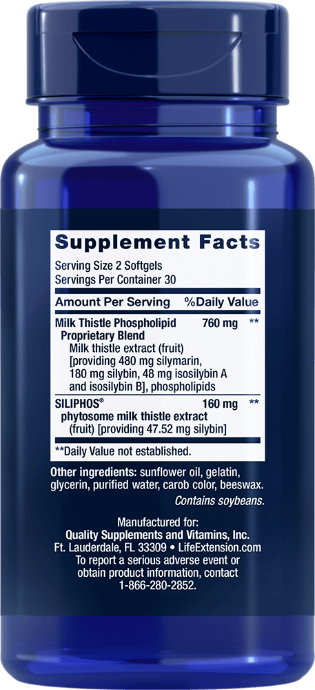 Advanced Milk Thistle, 60 Softgels - newfoodsbr