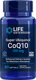Super Ubiquinol CoQ10, 100 mg, 60 Softgels - Life Products Br