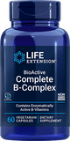 BioActive Complete B-Complex, 60 Cápsulas Vegetarianas - newfoodsbr