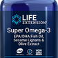 Super Omega-3 EPA/DHA Fish Oil, Sesame Lignans & Olive Extract (Enteric Coated), 60 enteric-coated Softgels - Life Products Br