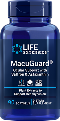 MacuGuard® Ocular Support with Saffron & Astaxanthin, 60 Softgels - newfoodsbr