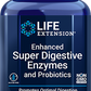 Enhanced Super Digestive Enzymes and Probiotics, 60 Cápsulas Vegetarianas - newfoodsbr