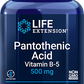 Pantothenic Acid, 500 mg, 100 Cápsulas Vegetarianas - Life Products Br