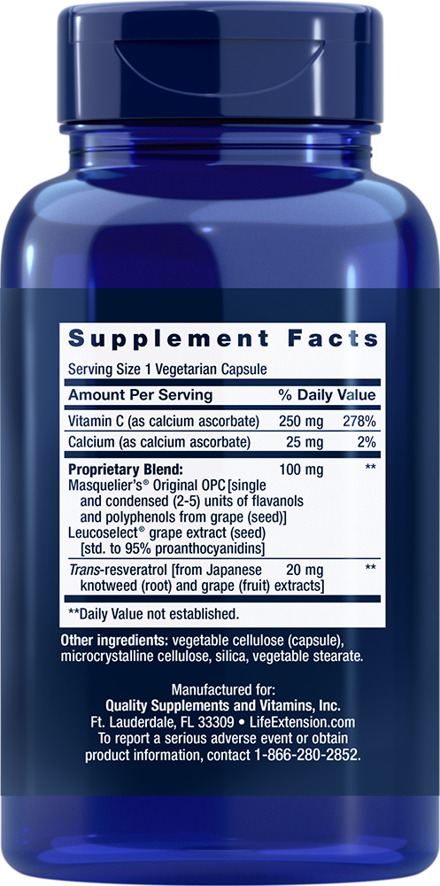 Grapeseed Extract, 60 Cápsulas Vegetarianas - newfoodsbr