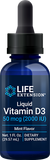 Vitamina Líquida D3 (Menta), 50 mcg (2000 IU), 29.57 ml - Life Products Br