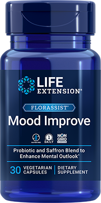 FLORASSIST®  Mood Improve, 30 Cápsulas Vegetarianas - newfoodsbr