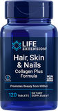Hair, Skin & Nails Collagen Plus Formula, 120 Comprimidos - newfoodsbr