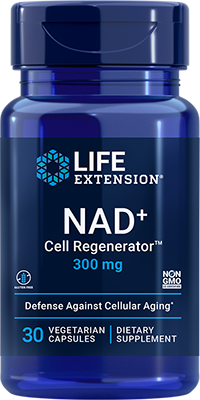 NAD+ Cell Regenerator™, 300 mg, 30 Cápsulas Vegetarianas - newfoodsbr