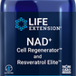 NAD+ Cell Regenerator and Resveratrol, 300 mg, 30 Cápsulas Vegetarianas