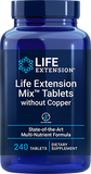 Life Extension Mix™ comprimidos without Copper, 240 comprimidos - newfoodsbr
