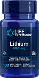 Lithium, 1000 mcg, 100 Cápsulas - newfoodsbr
