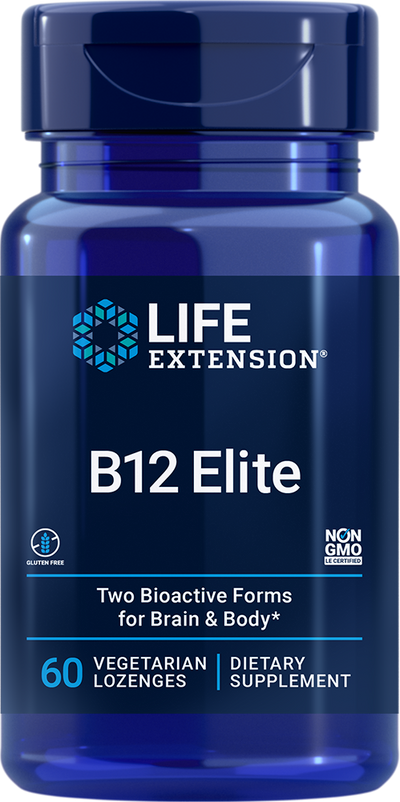 B12 Elite, 60 pastilhas vegetarianas