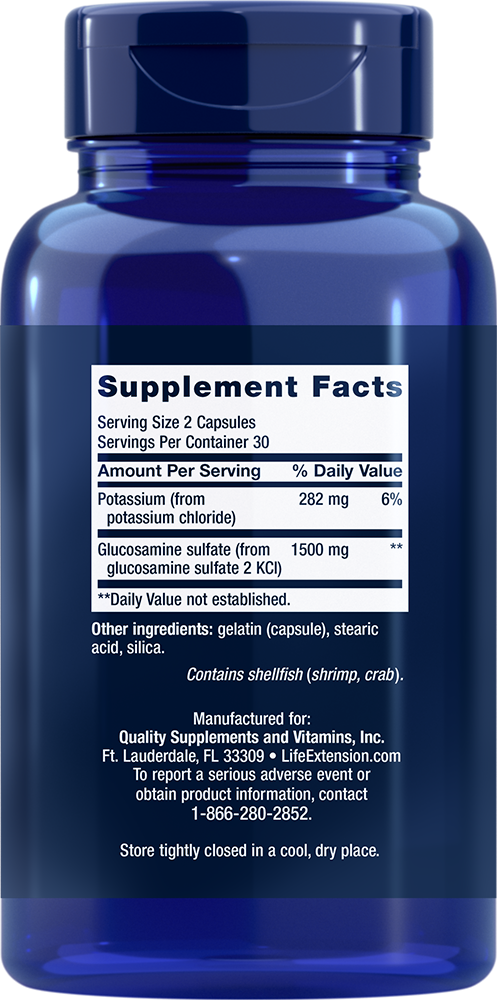 Glucosamine Sulfate, 750 mg, 60 cápsulas
