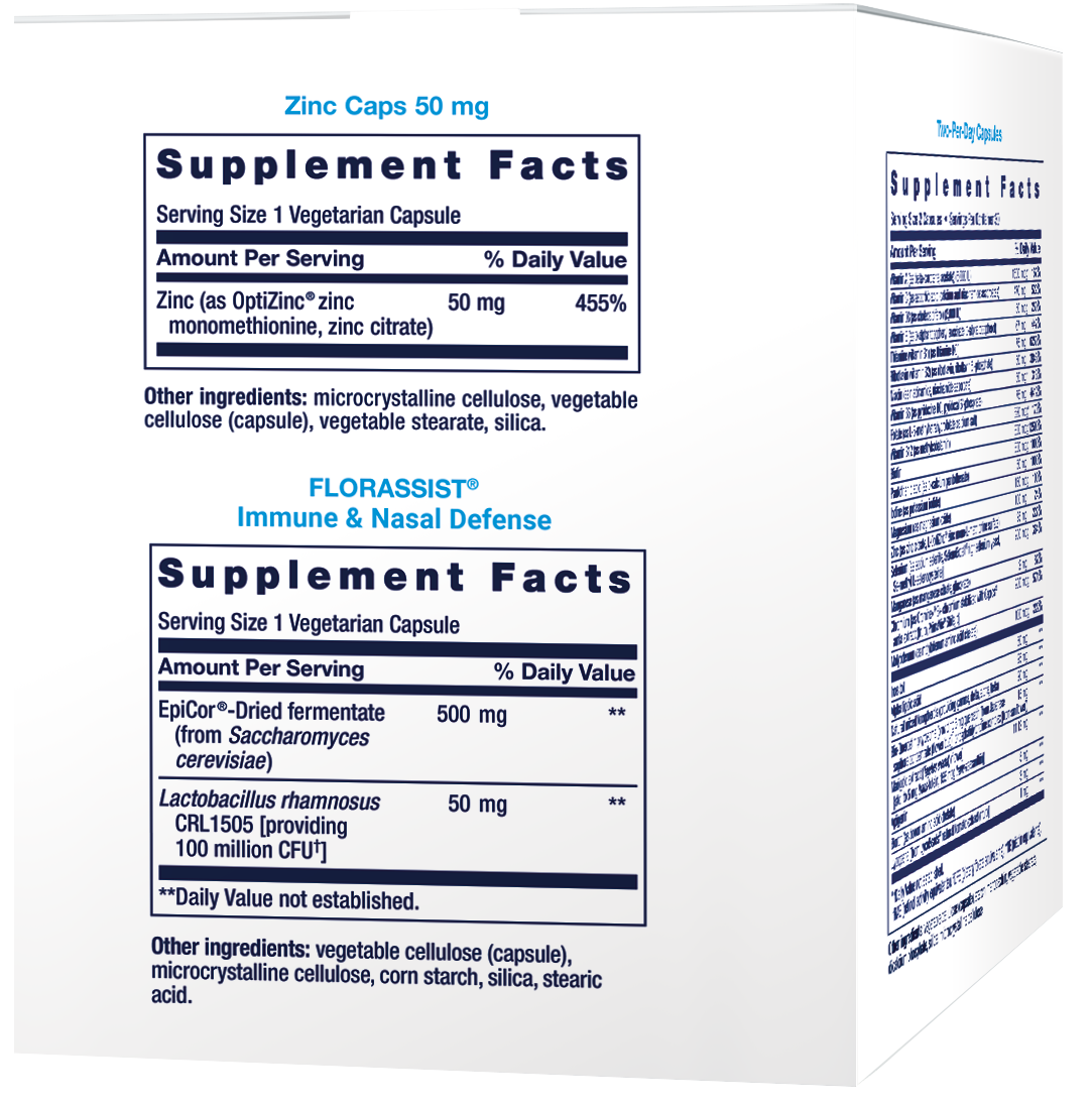 Immune Packs Com Vitaminas C & D, Zinco e Probióticos, 30 Saches