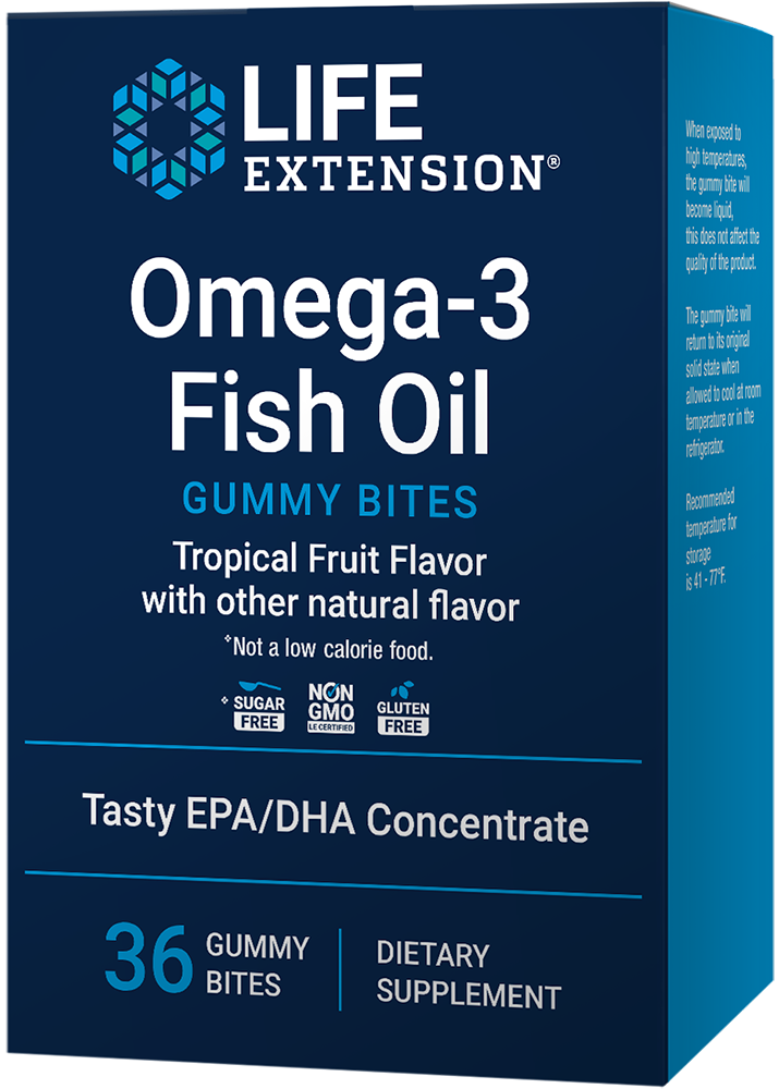 Omega-3 Fish Oil Gummy Bites, 36 Gomas