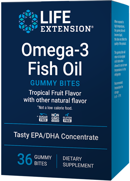 Omega-3 Fish Oil Gummy Bites, 36 Gomas