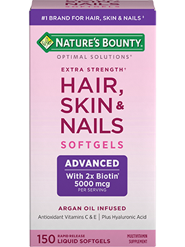 Cabelo, Pele e Unhas Força Extra — Nature's Bounty, 150 Softgels