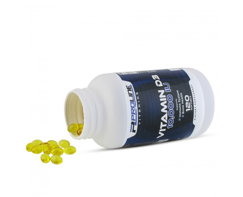 Vitamina D3 10.000 UI — Proline Vitamins, 120 Cápsulas