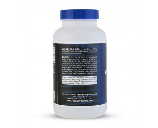 Vitamina D3 10.000 UI — Proline Vitamins, 360 Cápsulas