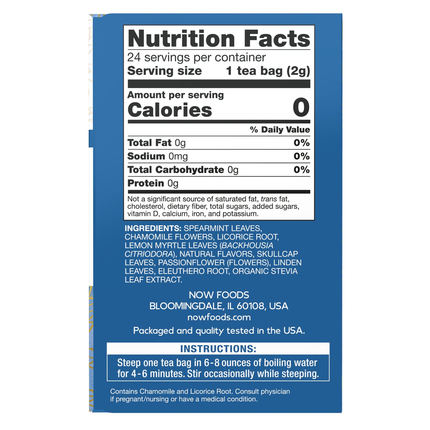 Chá noturno™, 24 sachês