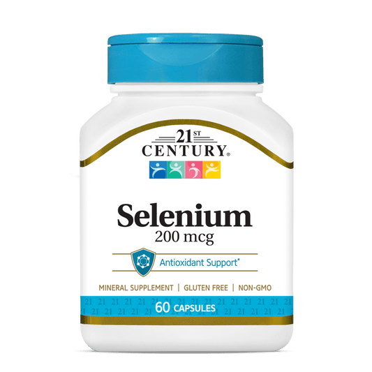 Selênio 200mcg — 21st Century, 60 Cápsulas