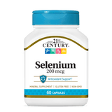 Selênio 200mcg — 21st Century, 60 Cápsulas