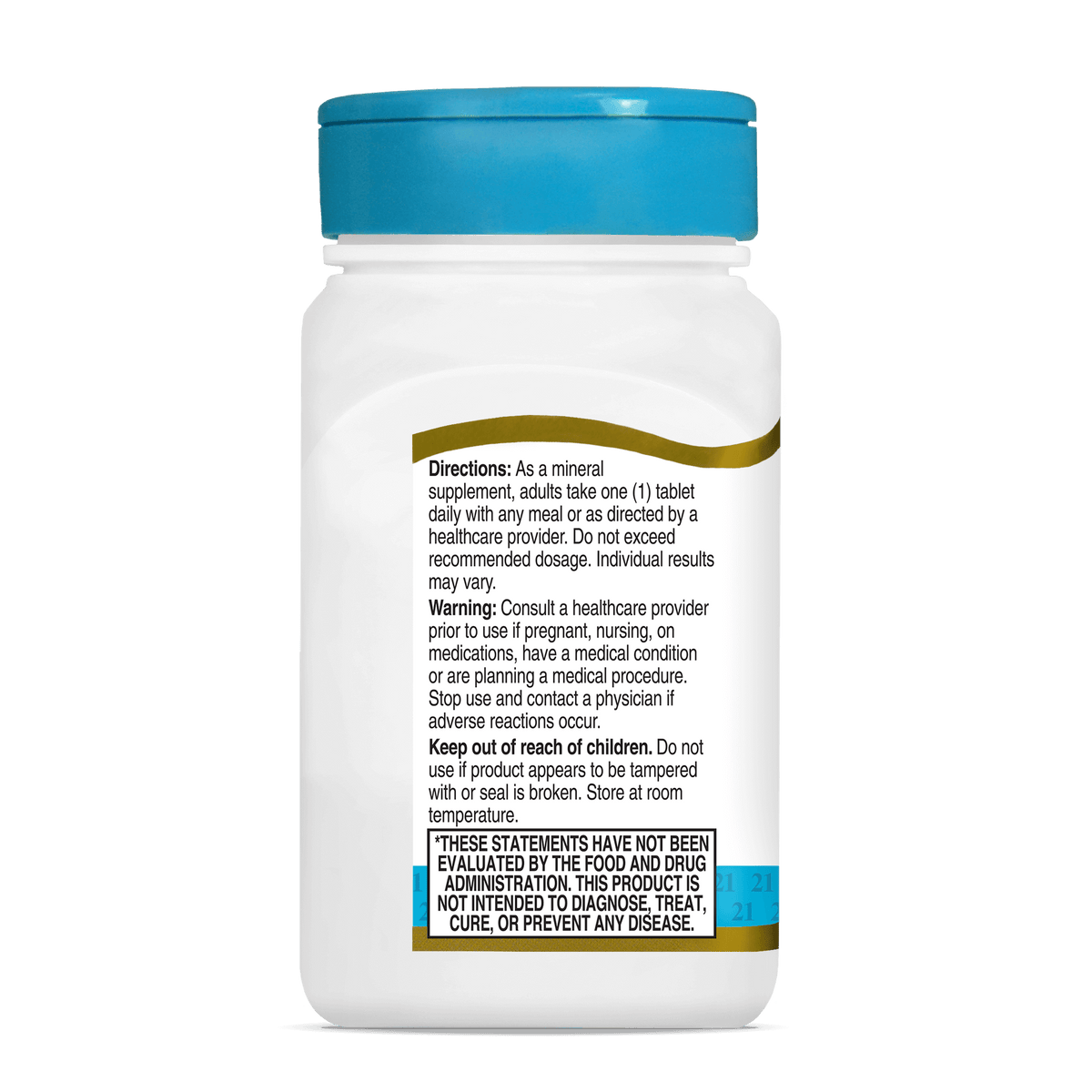 Potássio Gluconato 595mg — 21st Century, 110 Comprimidos