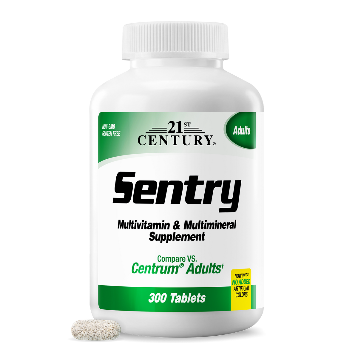 Sentry Multivitamínico & Multimineral para Adultos — 21st Century, 300 Comprimidos