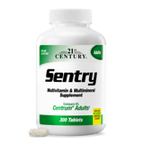 Sentry Multivitamínico & Multimineral para Adultos — 21st Century, 300 Comprimidos