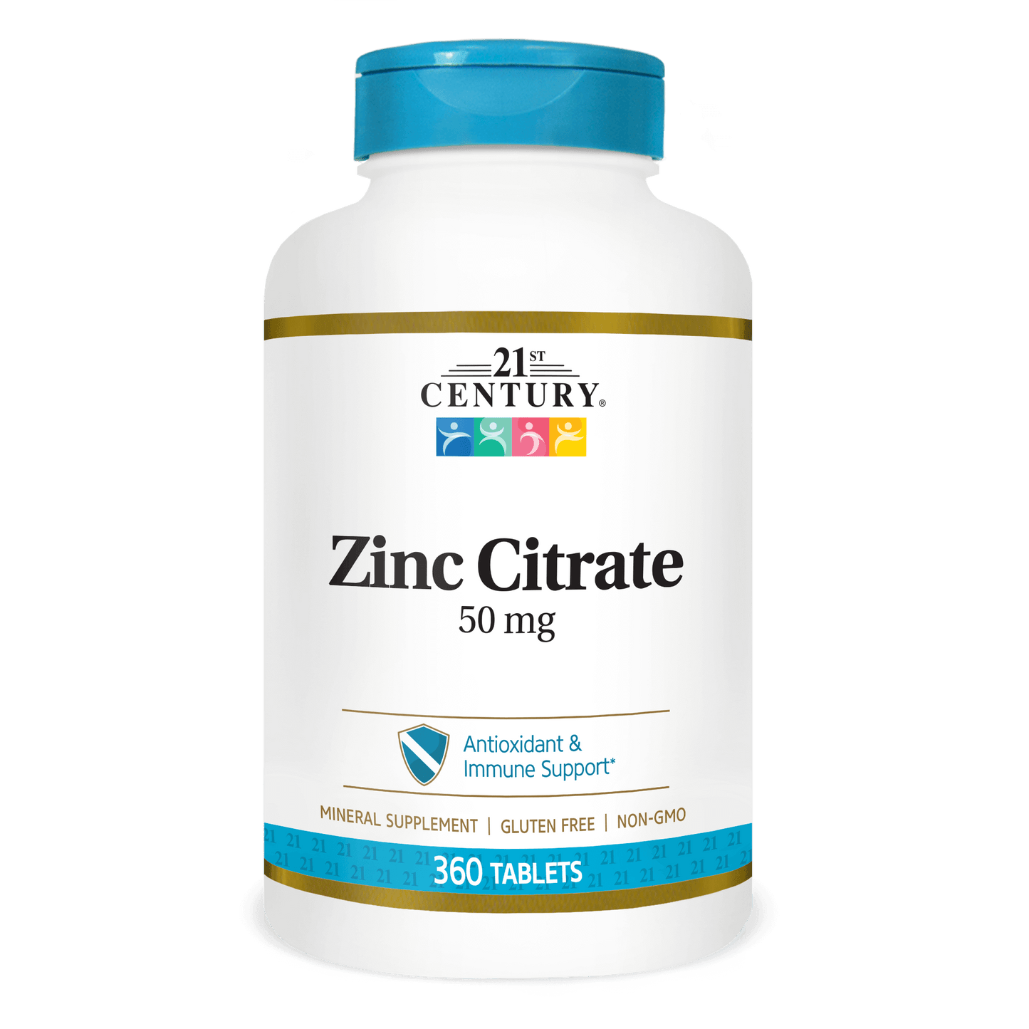 Zinco Citrato 50mg — 21st Century, 60 Comprimidos