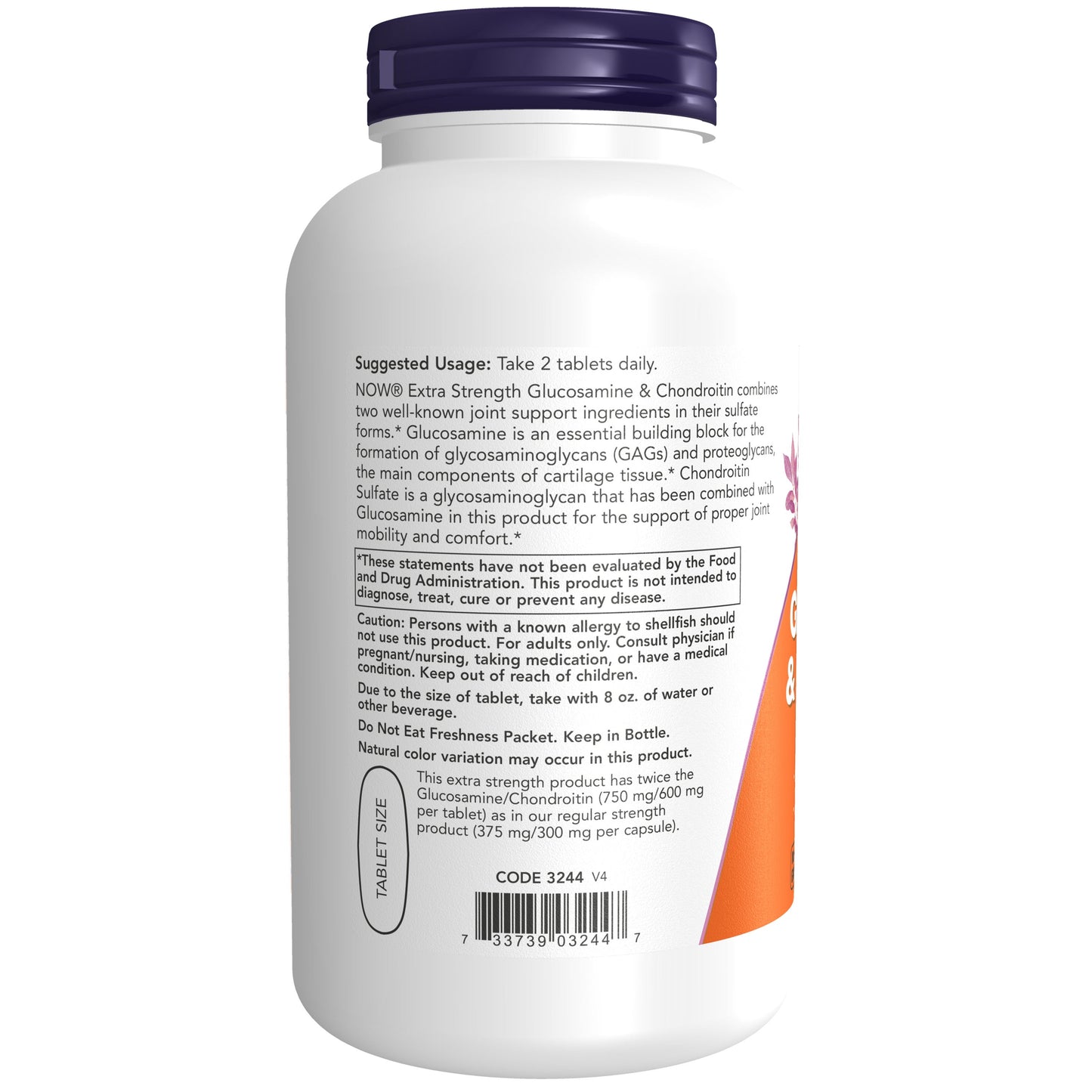 Glucosamina e Condroitina, 240 Tablets