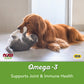 Suporte Omega-3, 180 Cápsulas para Animais de Estimação