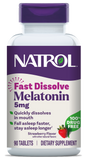 Melatonina 5mg Dissolução Rápida — Natrol, 150 Comprimidos