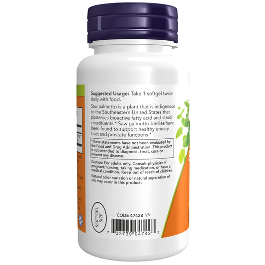 Extrato de Saw Palmetto, 160 mg, 120 Softgels