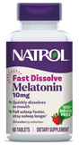 Melatonina 10mg Dissolução Rápida — Natrol, 100 Comprimidos