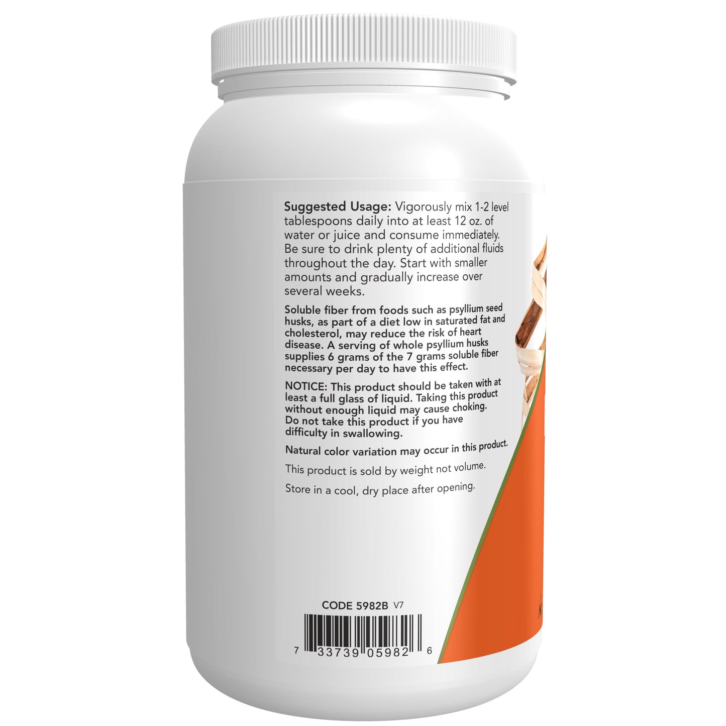 Cascas de Psyllium, Inteiras, (680g)