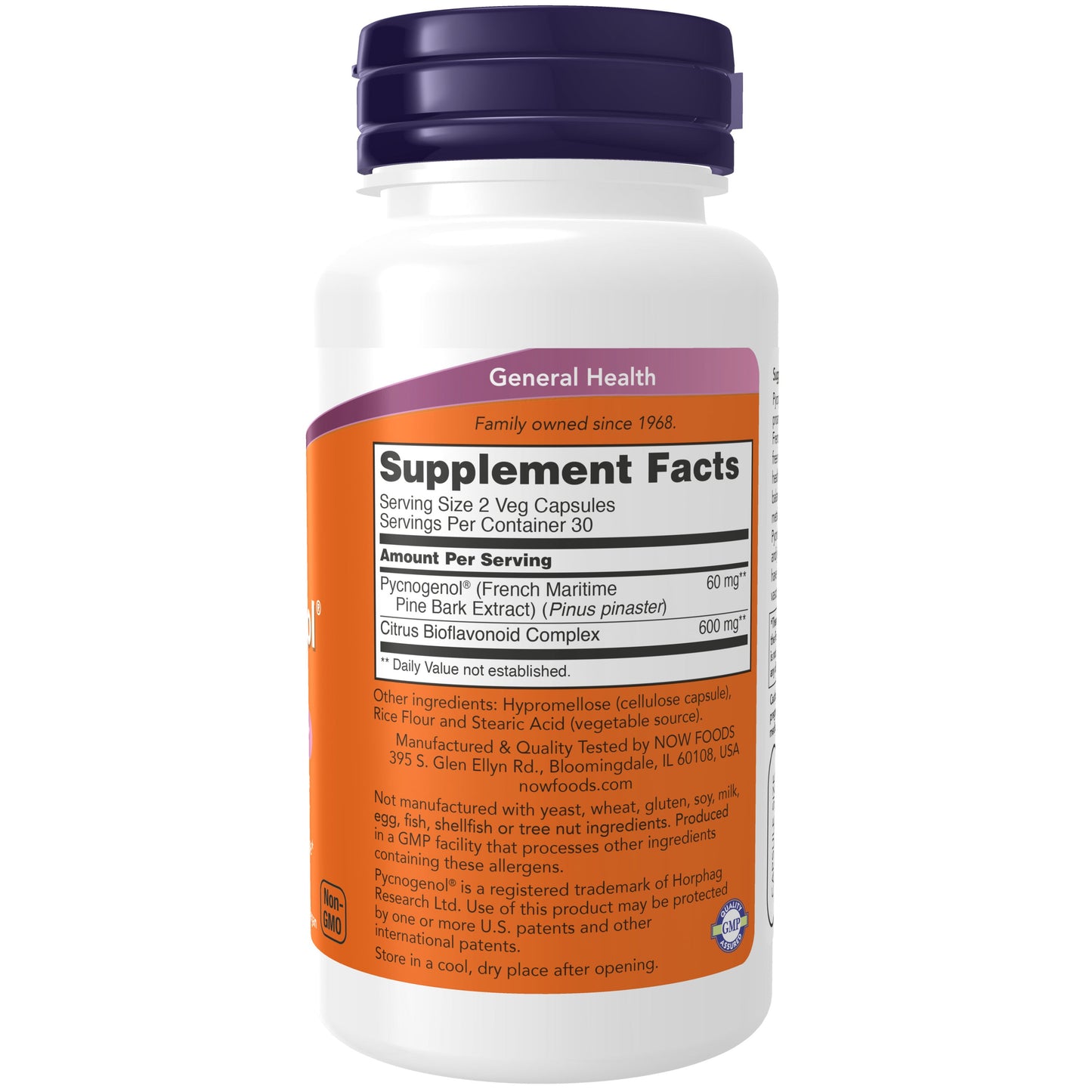 Pycnogenol®, 30 mg, 60 Cápsulas Vegetarianas