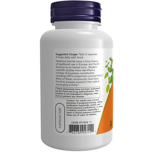 Hawthorn Berry, 540 mg, 100 Cápsulas Vegetarianas