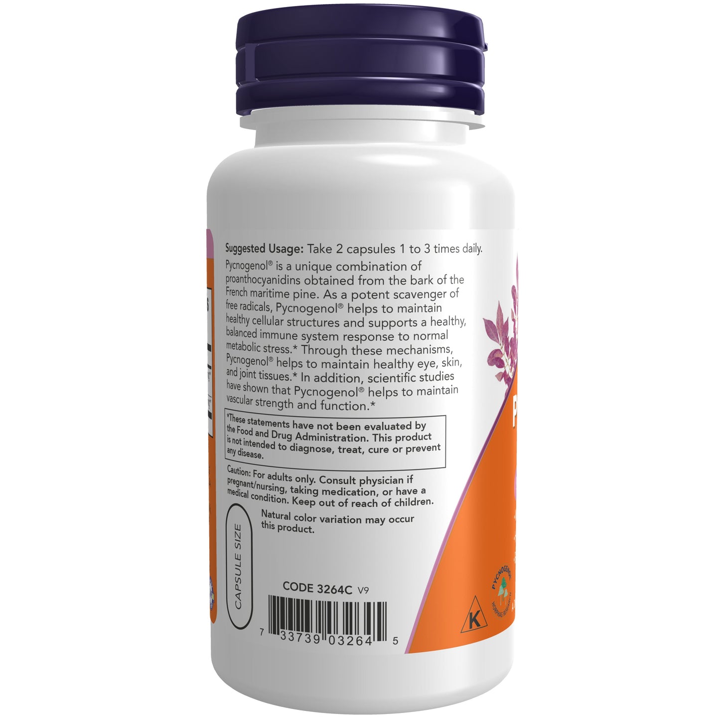 Pycnogenol®, 30 mg, 60 Cápsulas Vegetarianas