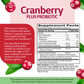 Cranberry Plus Probiótico — 21st Century, 60 Comprimidos